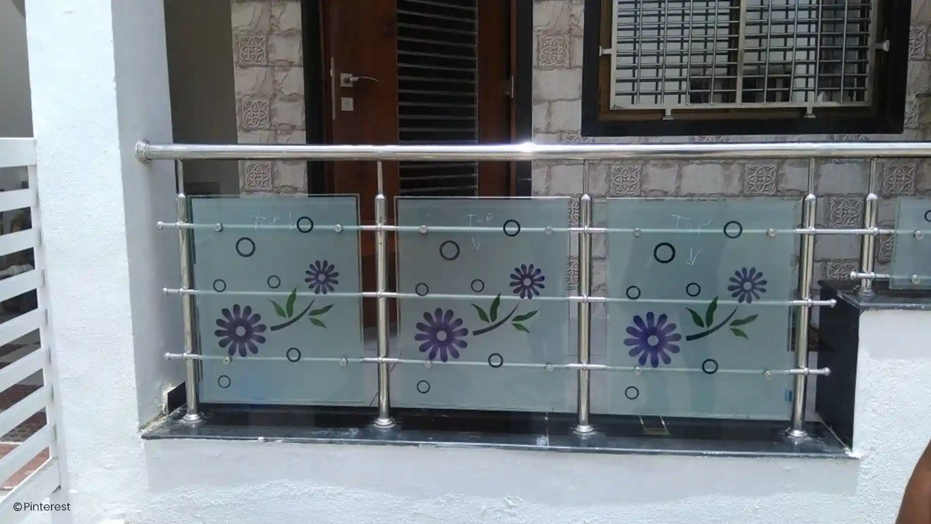 glass railing design balcony